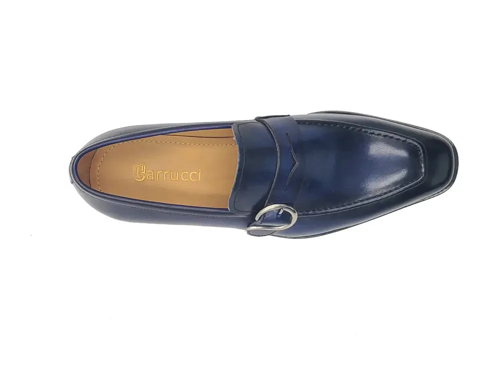 Single Monk Strap with modern buckle smooth ride