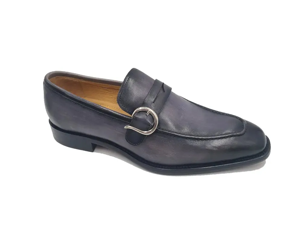 Single Monk Strap with modern buckle smooth ride