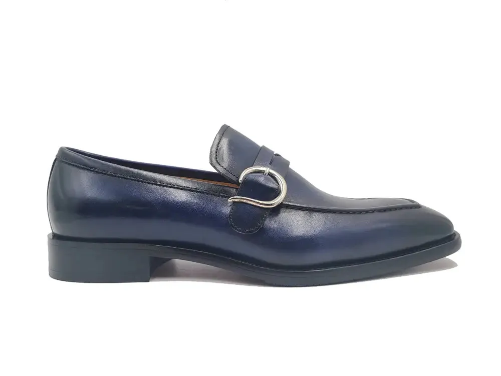 Single Monk Strap with modern buckle smooth ride