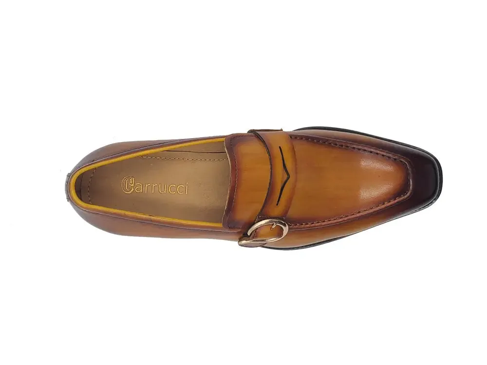 Single Monk Strap with modern buckle smooth ride
