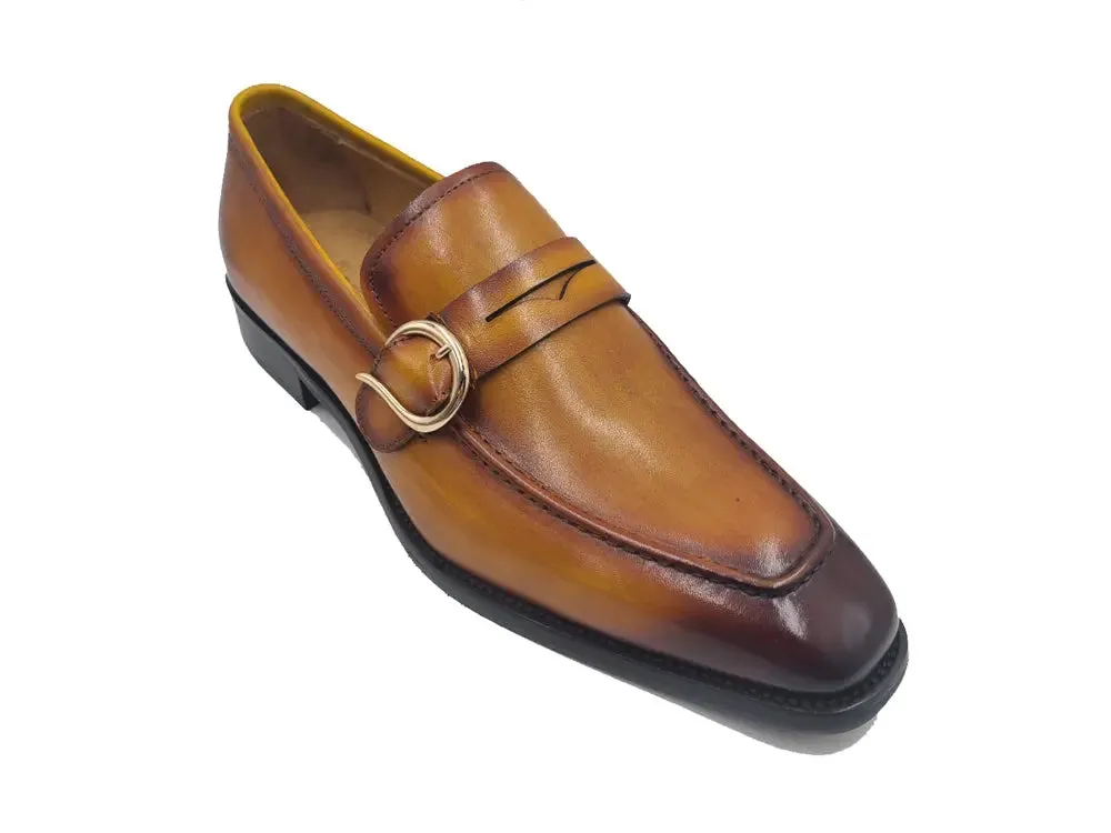 Single Monk Strap with modern buckle smooth ride