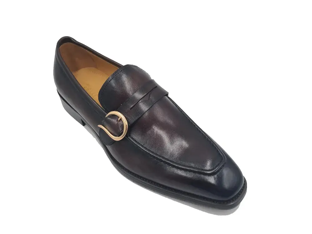 Single Monk Strap with modern buckle smooth ride