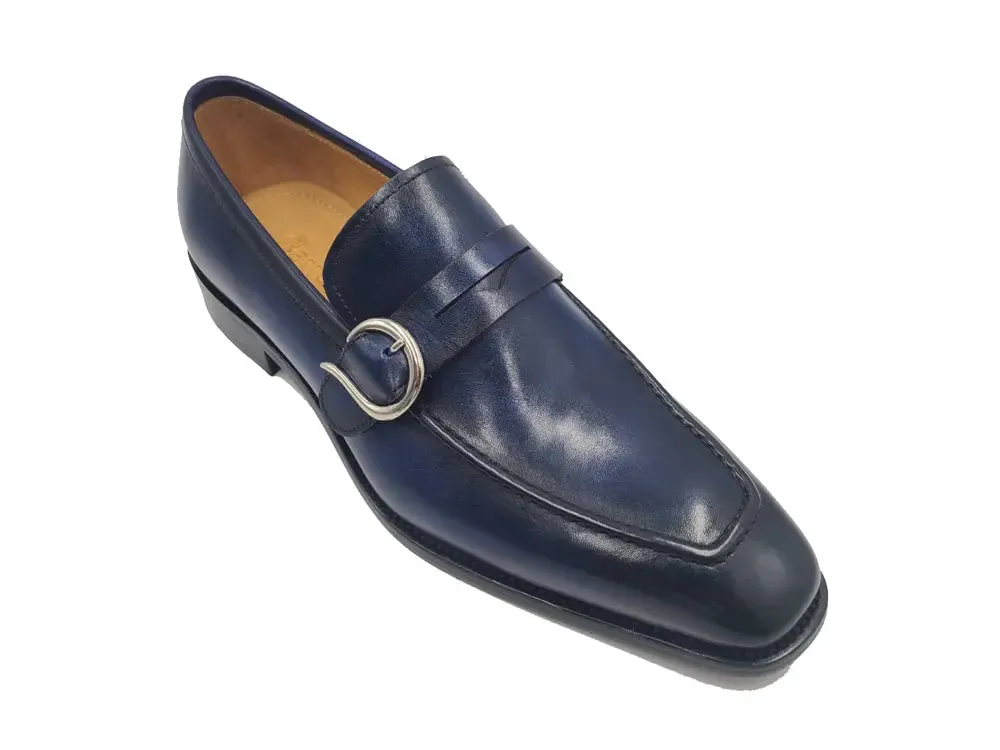 Single Monk Strap with modern buckle smooth ride