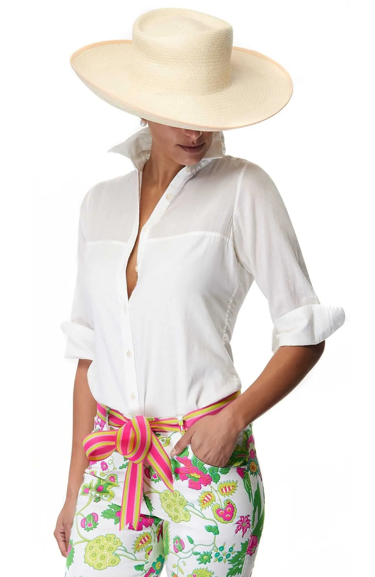 Sleek Voile Top vintage classic