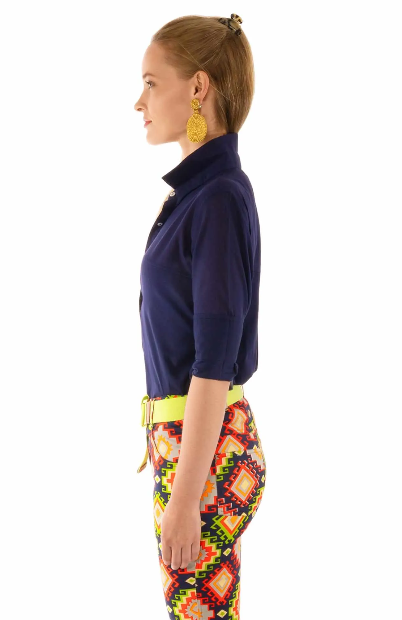 Sleek Voile Top vintage classic