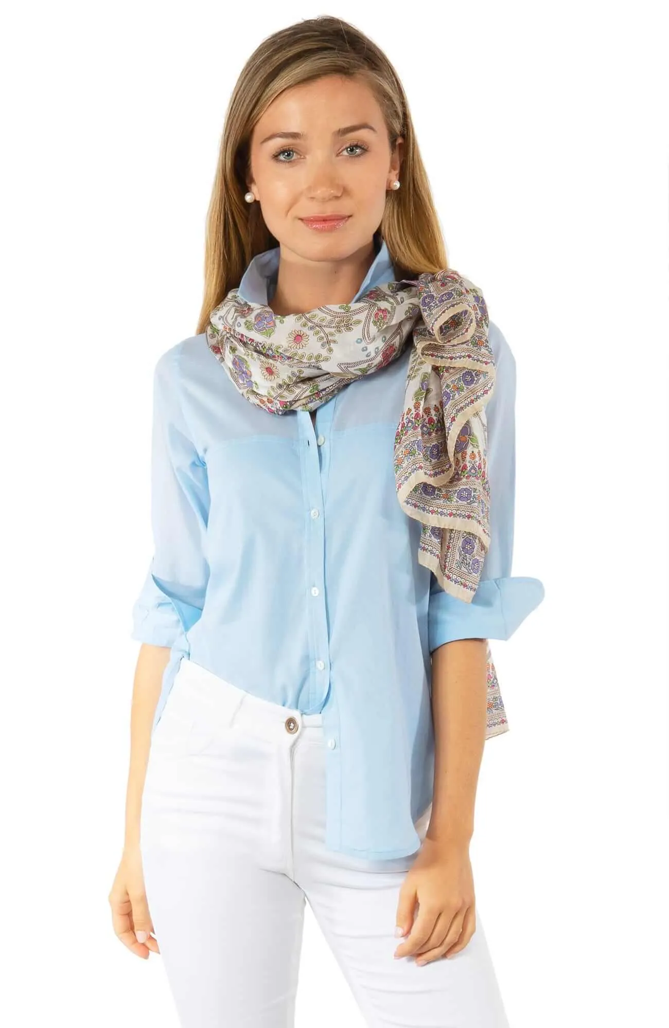 Sleek Voile Top vintage classic