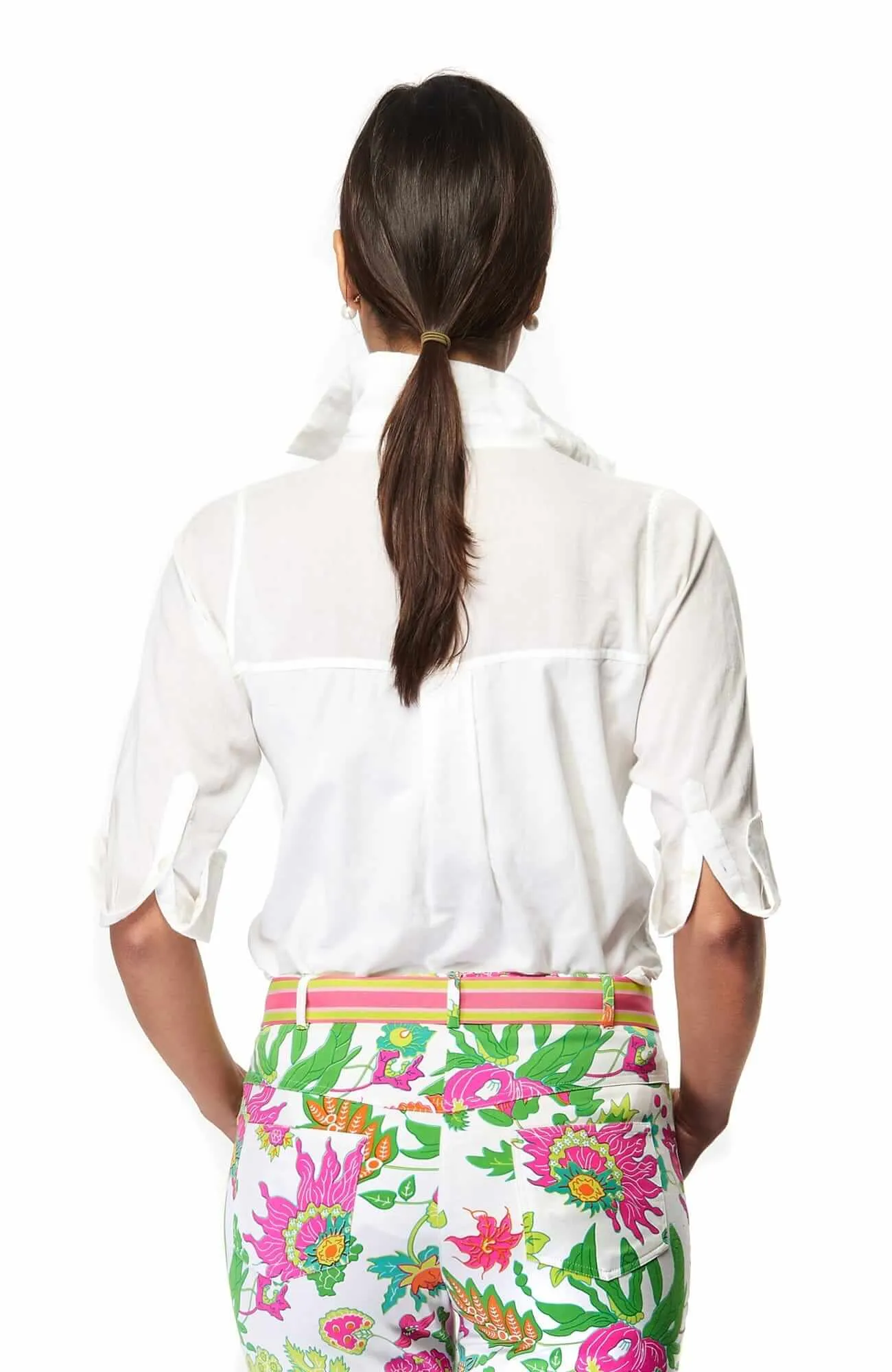 Sleek Voile Top vintage classic