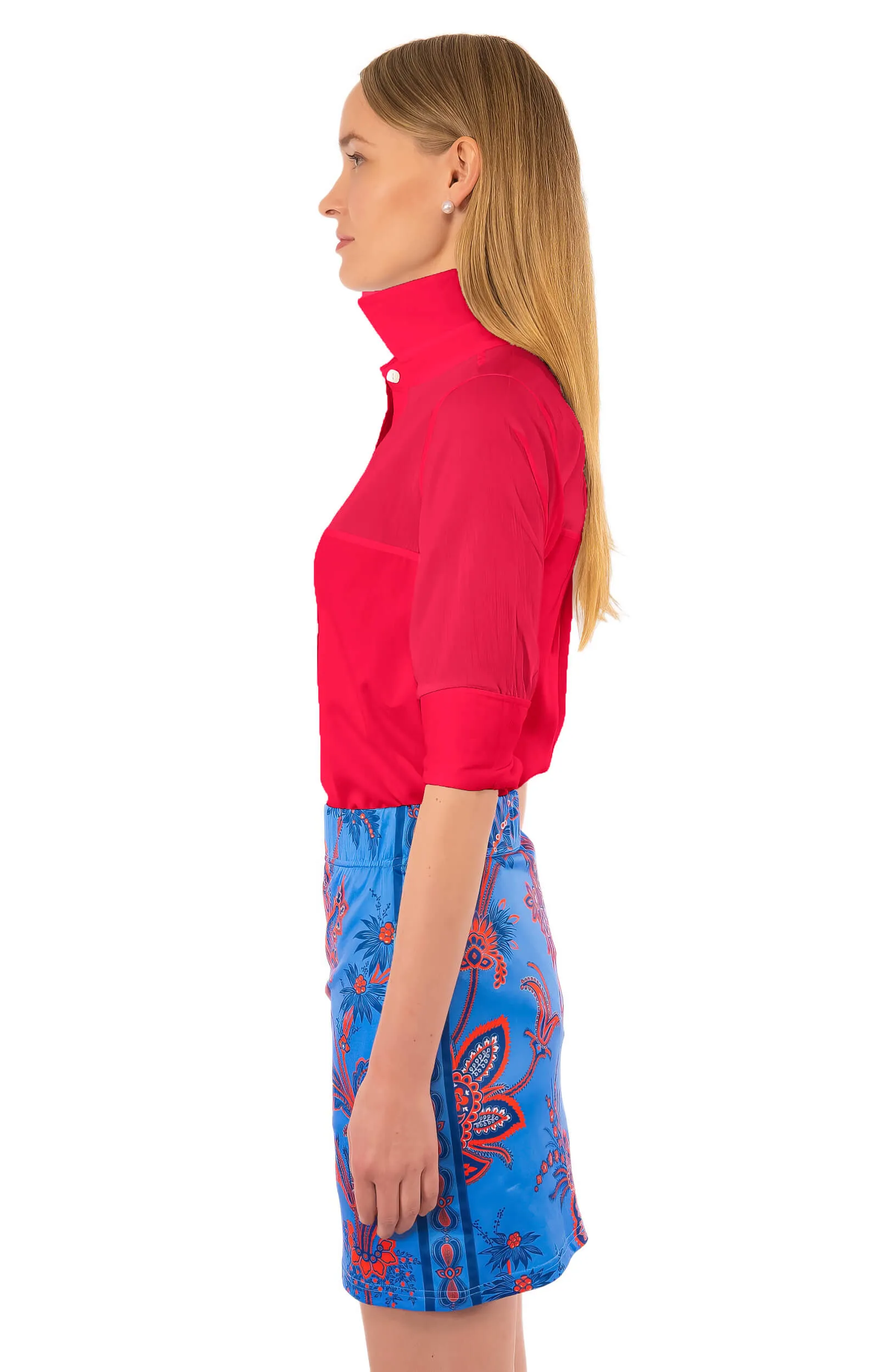 Sleek Voile Top vintage classic