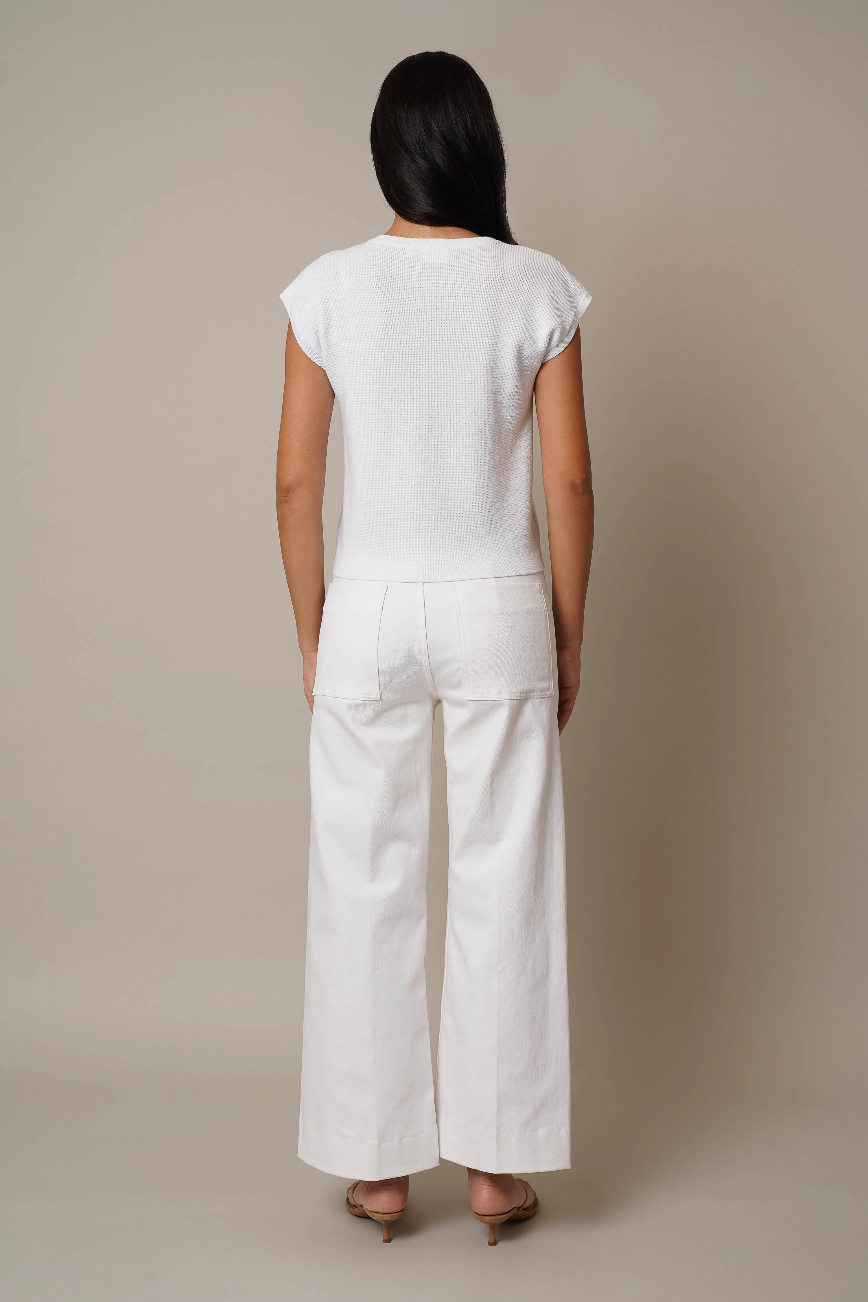 Sleeveless Pullover gentle feel