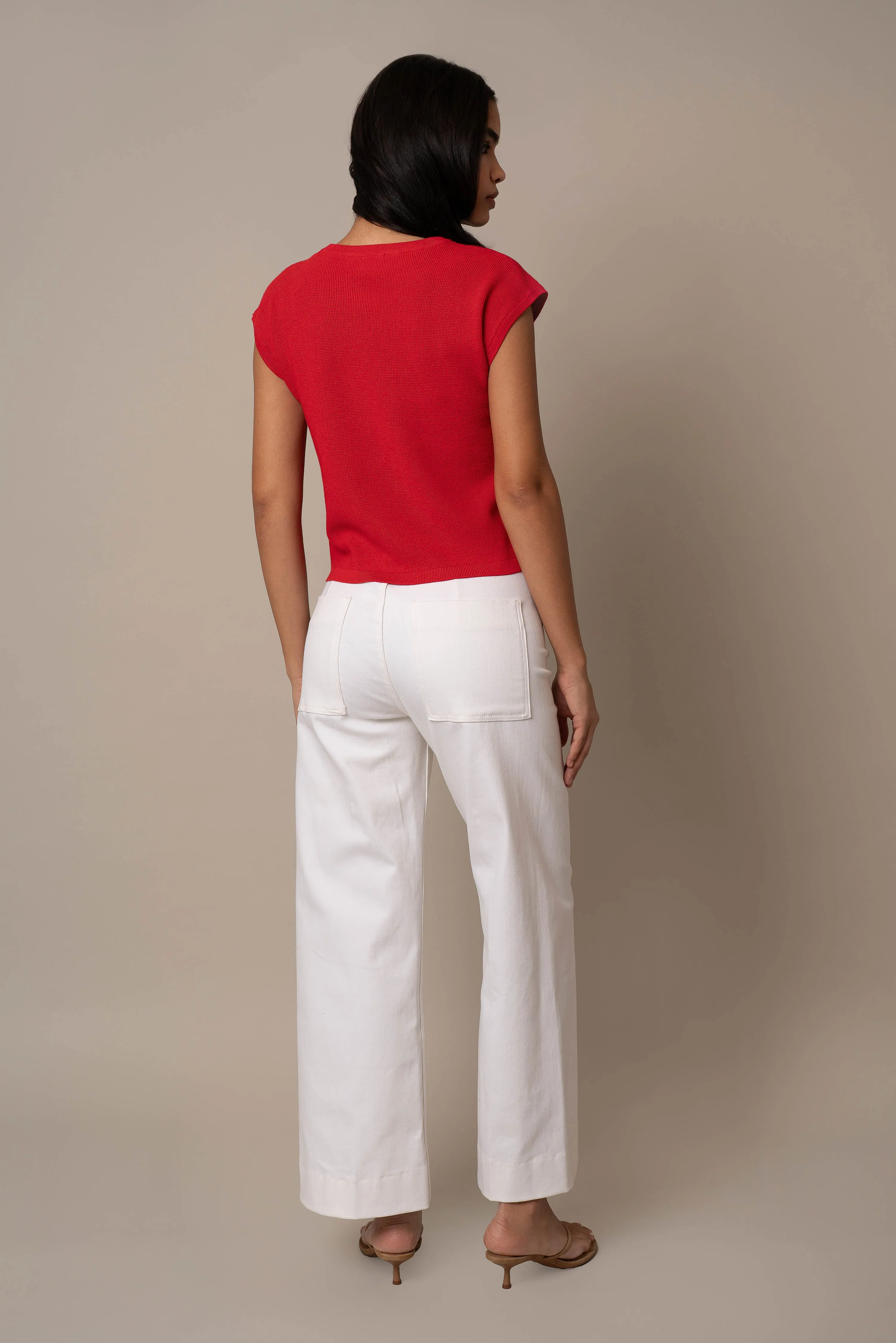 Sleeveless Pullover gentle feel