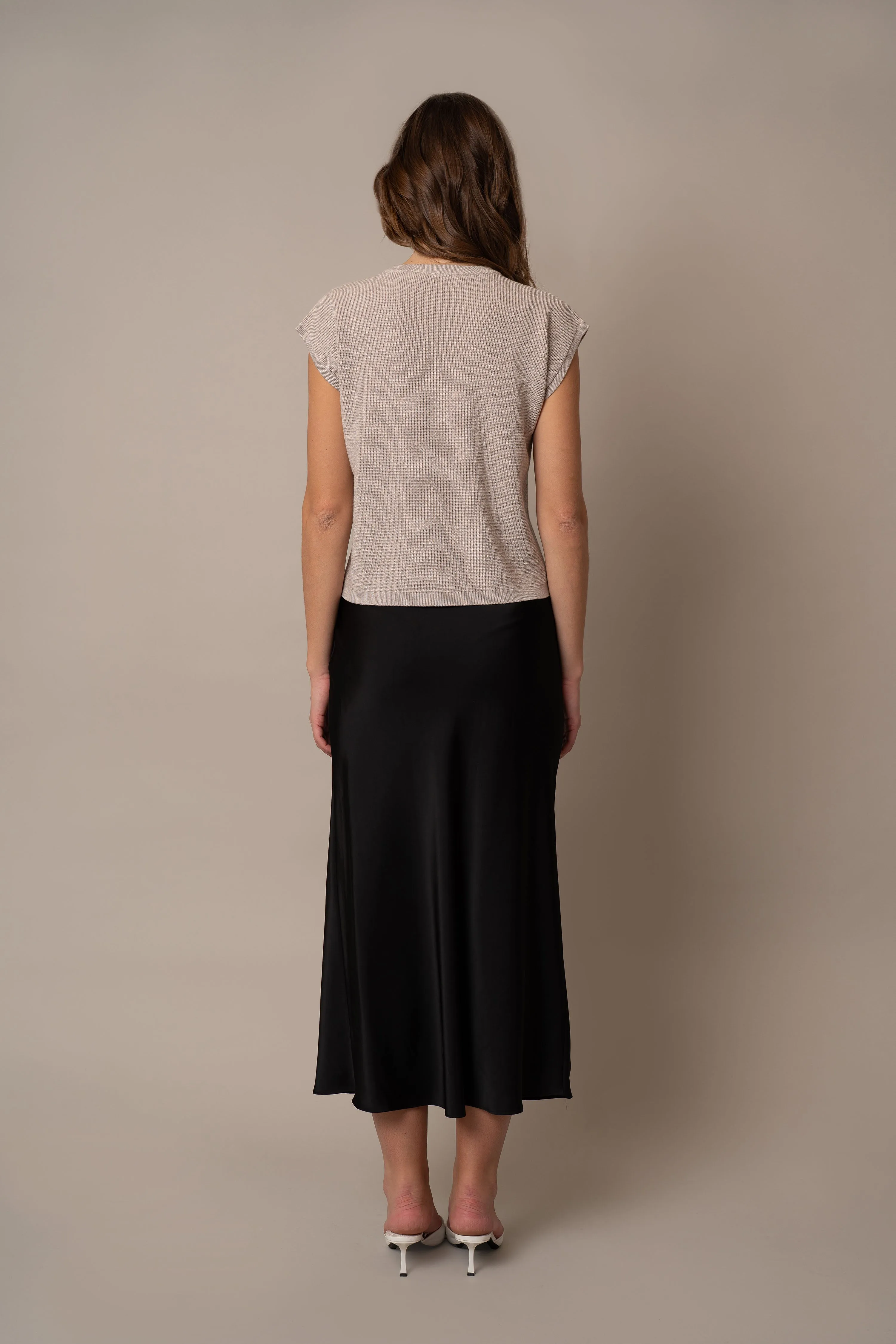 Sleeveless Pullover gentle feel