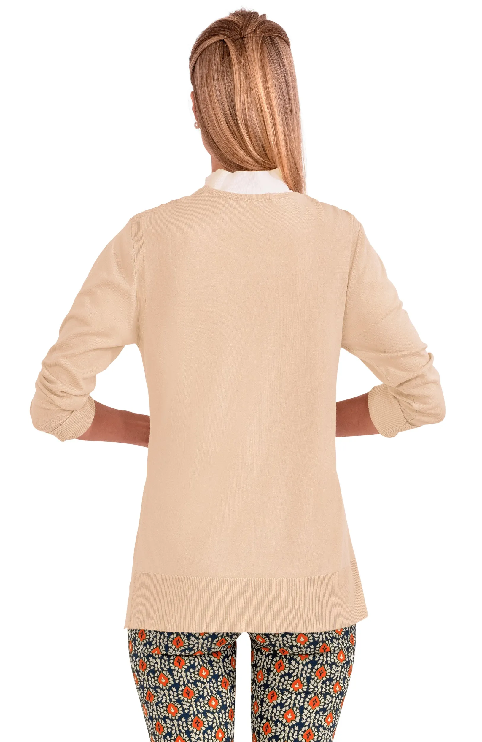 Sneek A Peek Knit Sweater mature elegant