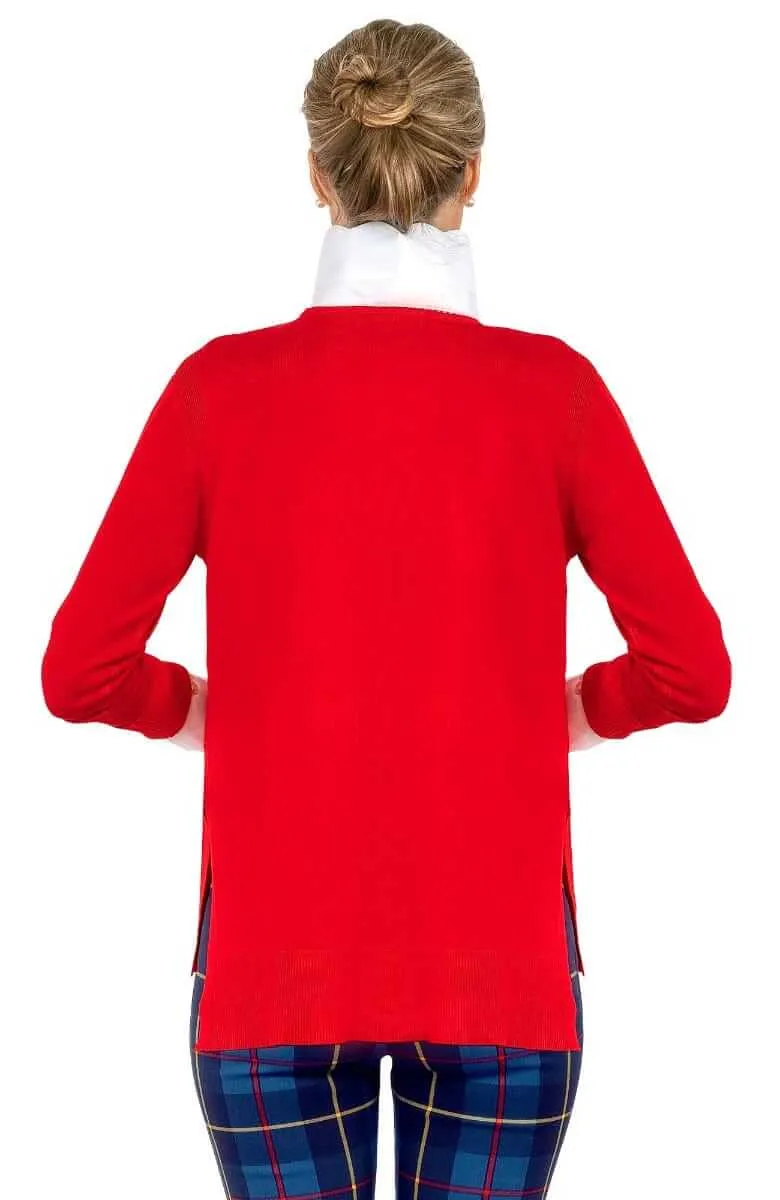 Sneek A Peek Knit Sweater mature elegant
