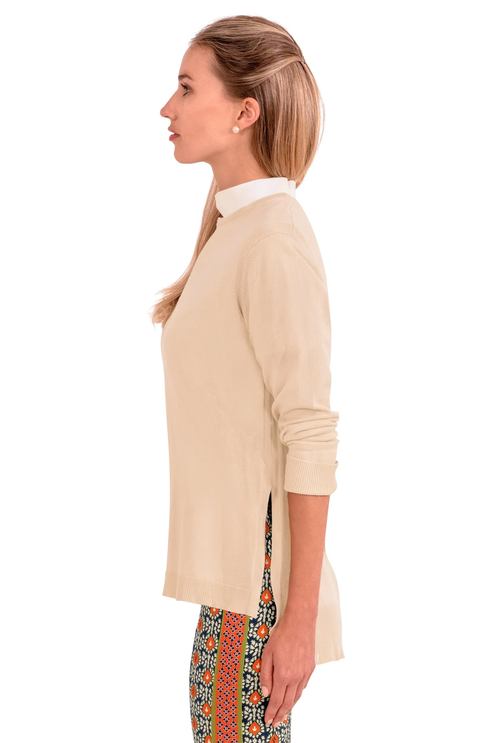 Sneek A Peek Knit Sweater mature elegant
