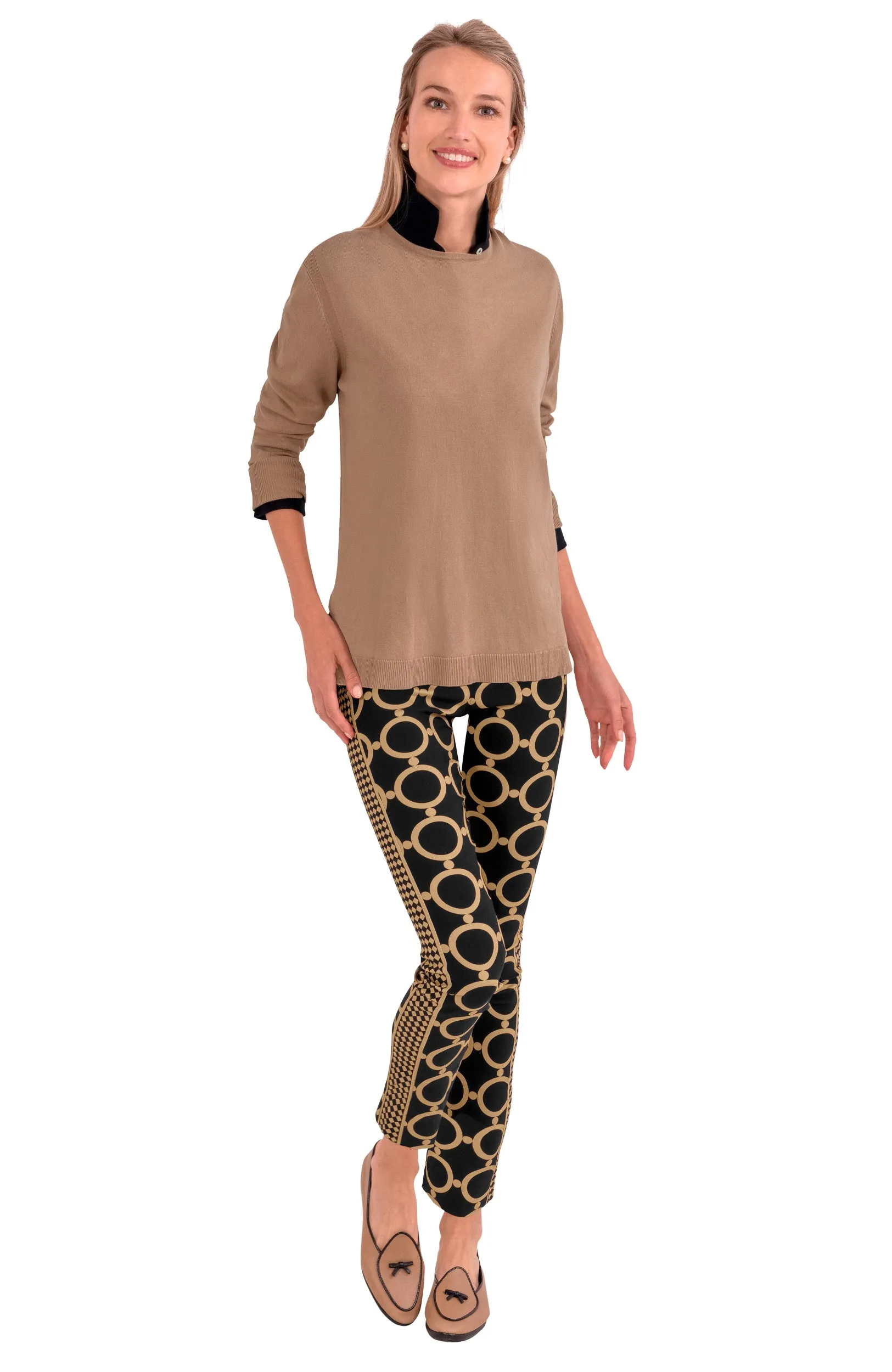 Sneek A Peek Knit Sweater mature elegant
