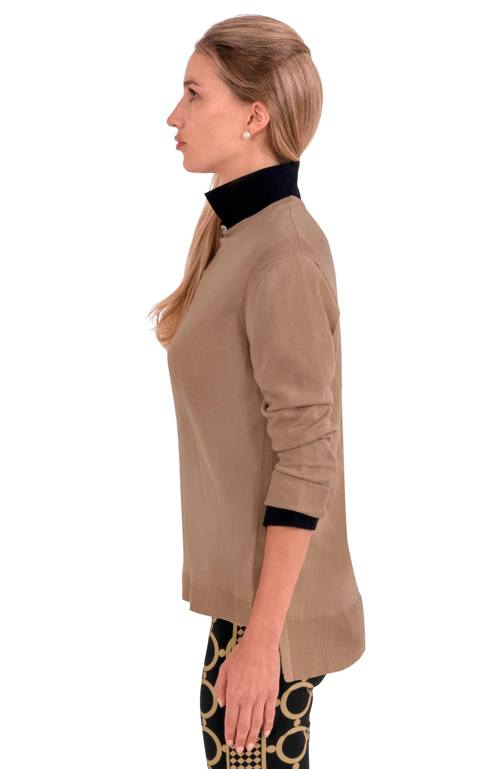 Sneek A Peek Knit Sweater mature elegant