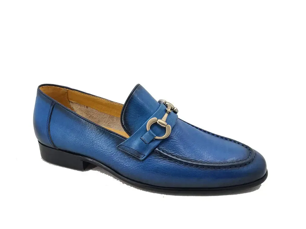 Soft Calf Leather with gold horse bit walk easy