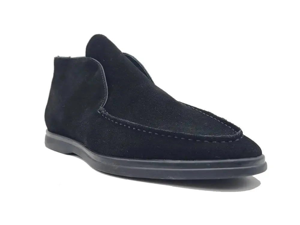 Soft Suede Comfort Loafer airport look