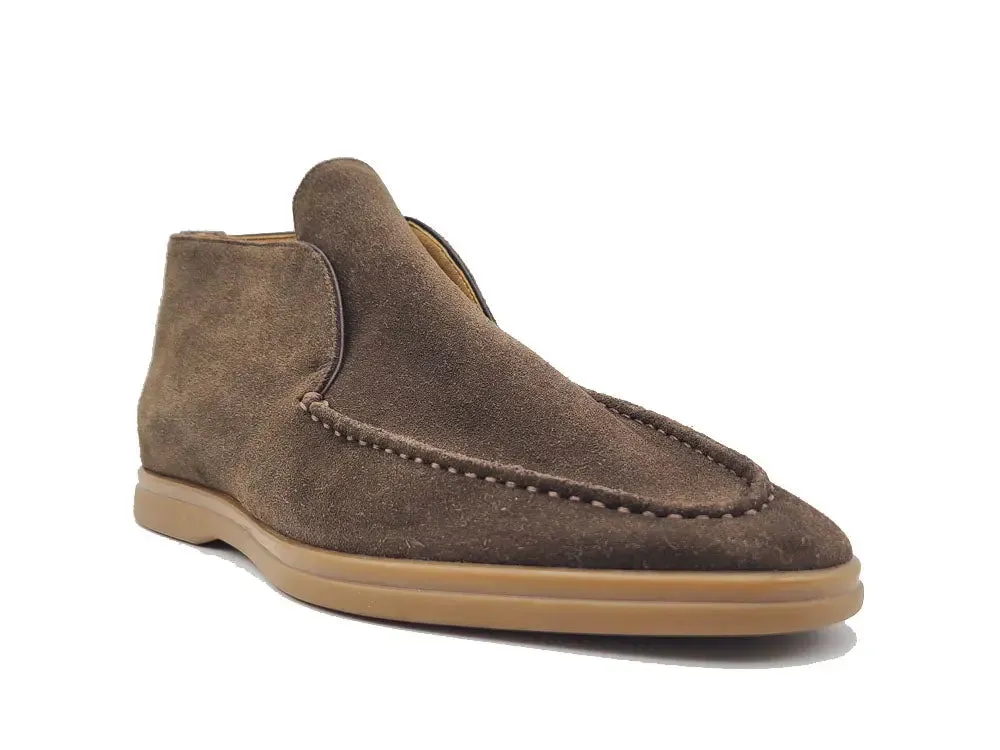 Soft Suede Comfort Loafer airport look