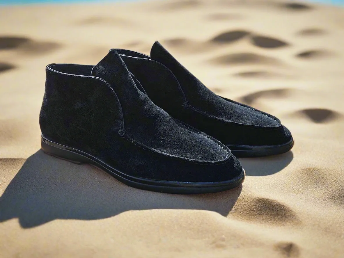 Soft Suede Comfort Loafer airport look