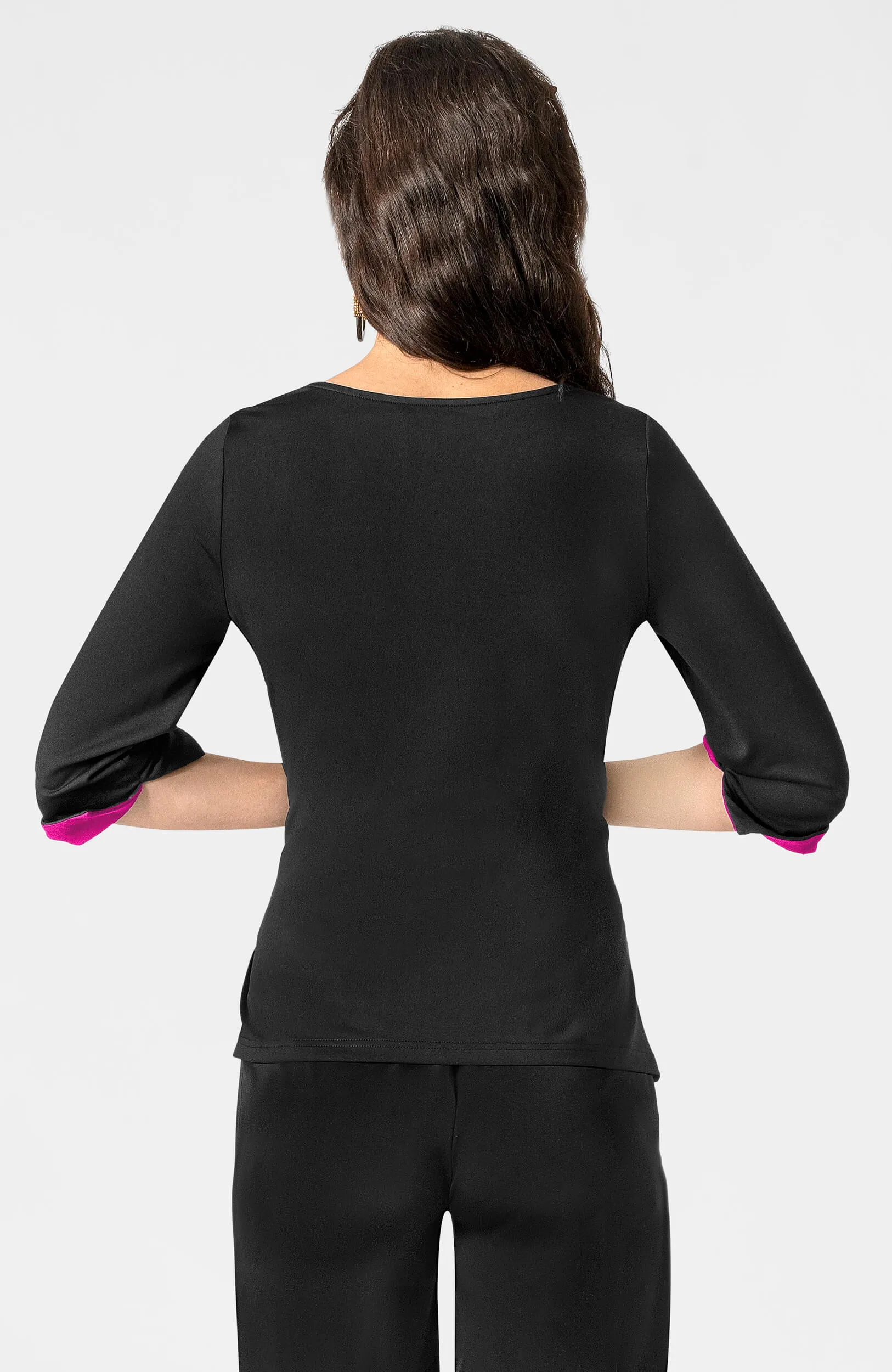 Solid Cinch & Tie Top height elongating
