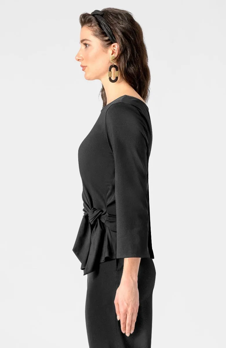 Solid Cinch & Tie Top height elongating