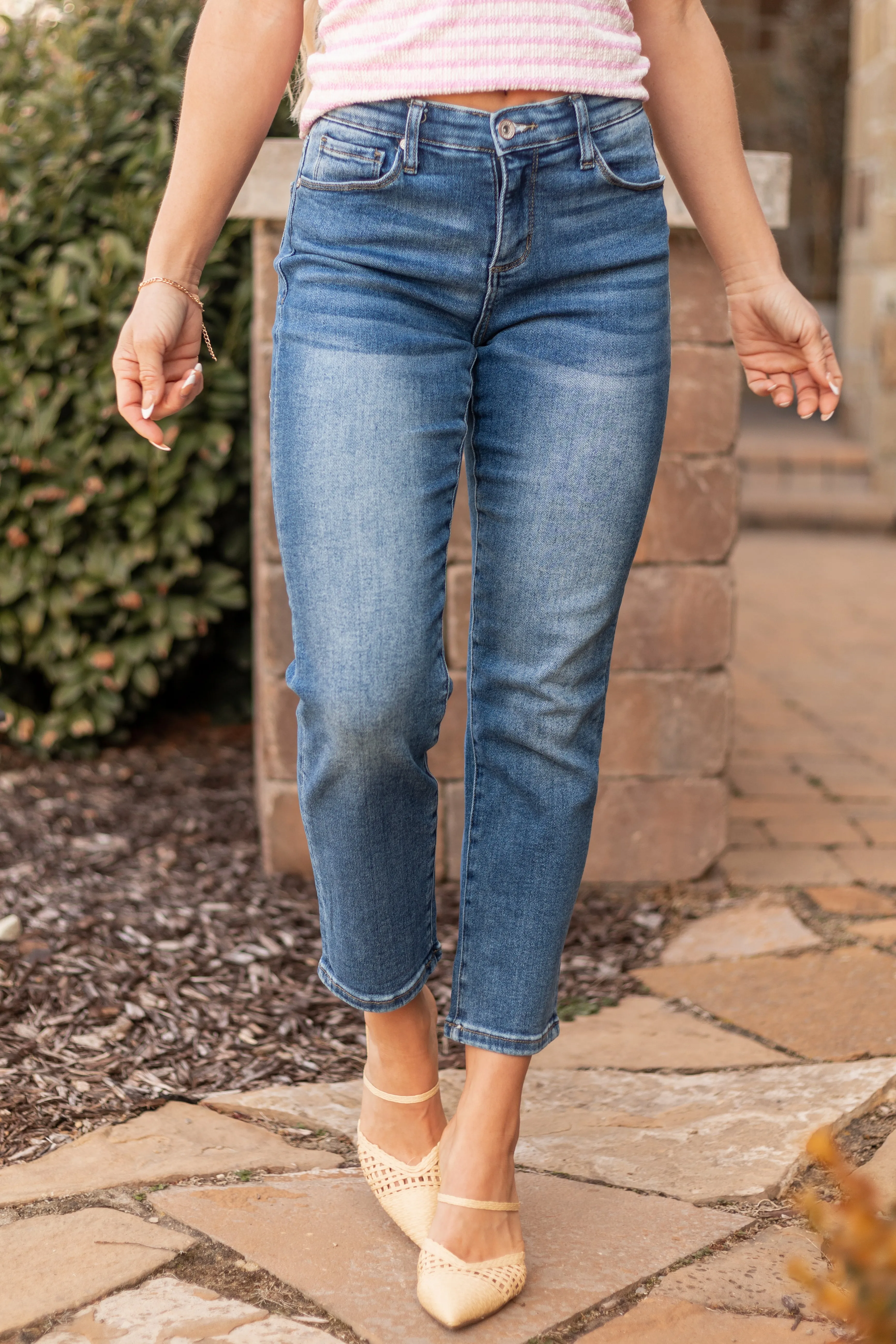Special A Medium Tummy Control Stretchy Slim Straight Jeans trend guide