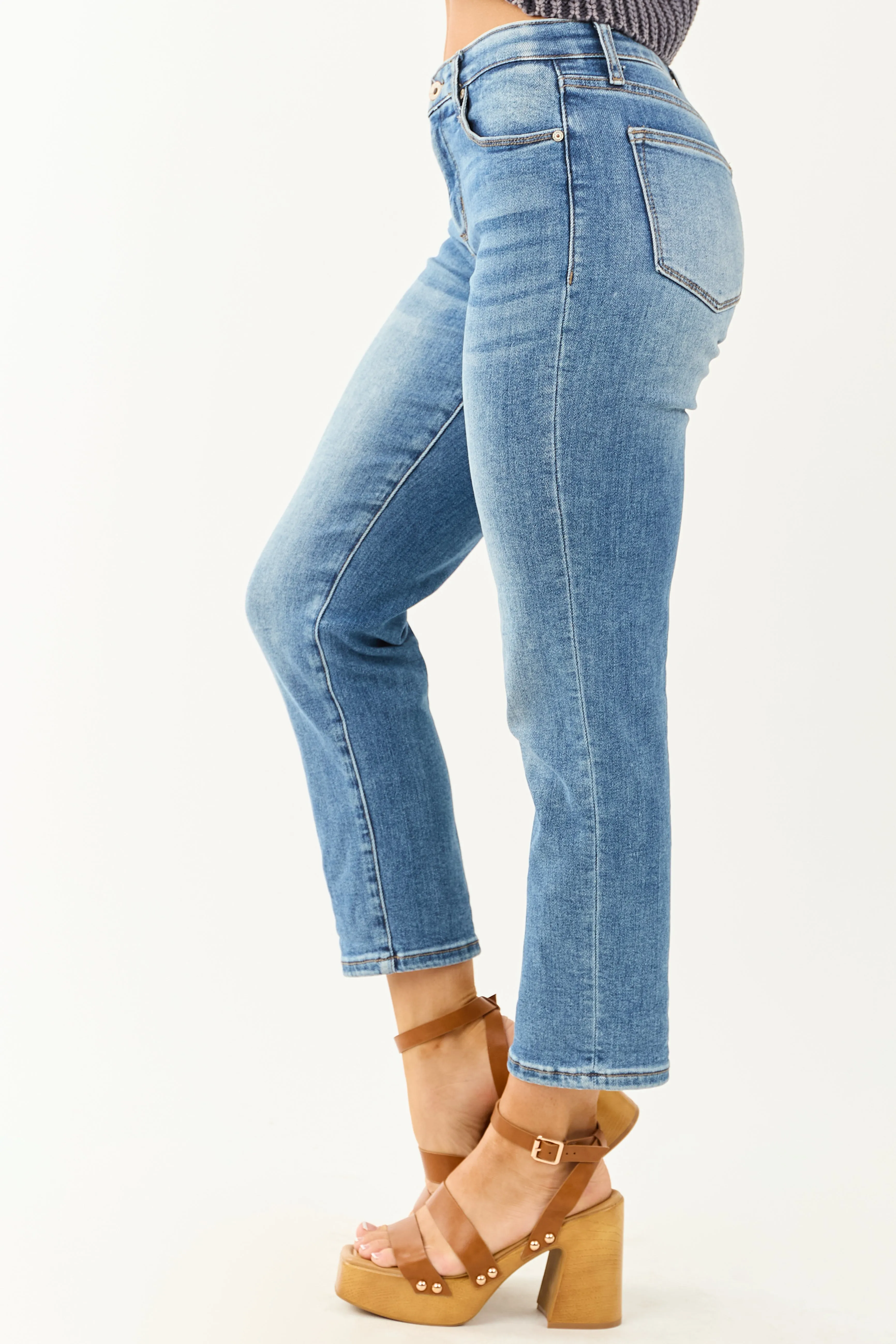 Special A Medium Tummy Control Stretchy Slim Straight Jeans trend guide