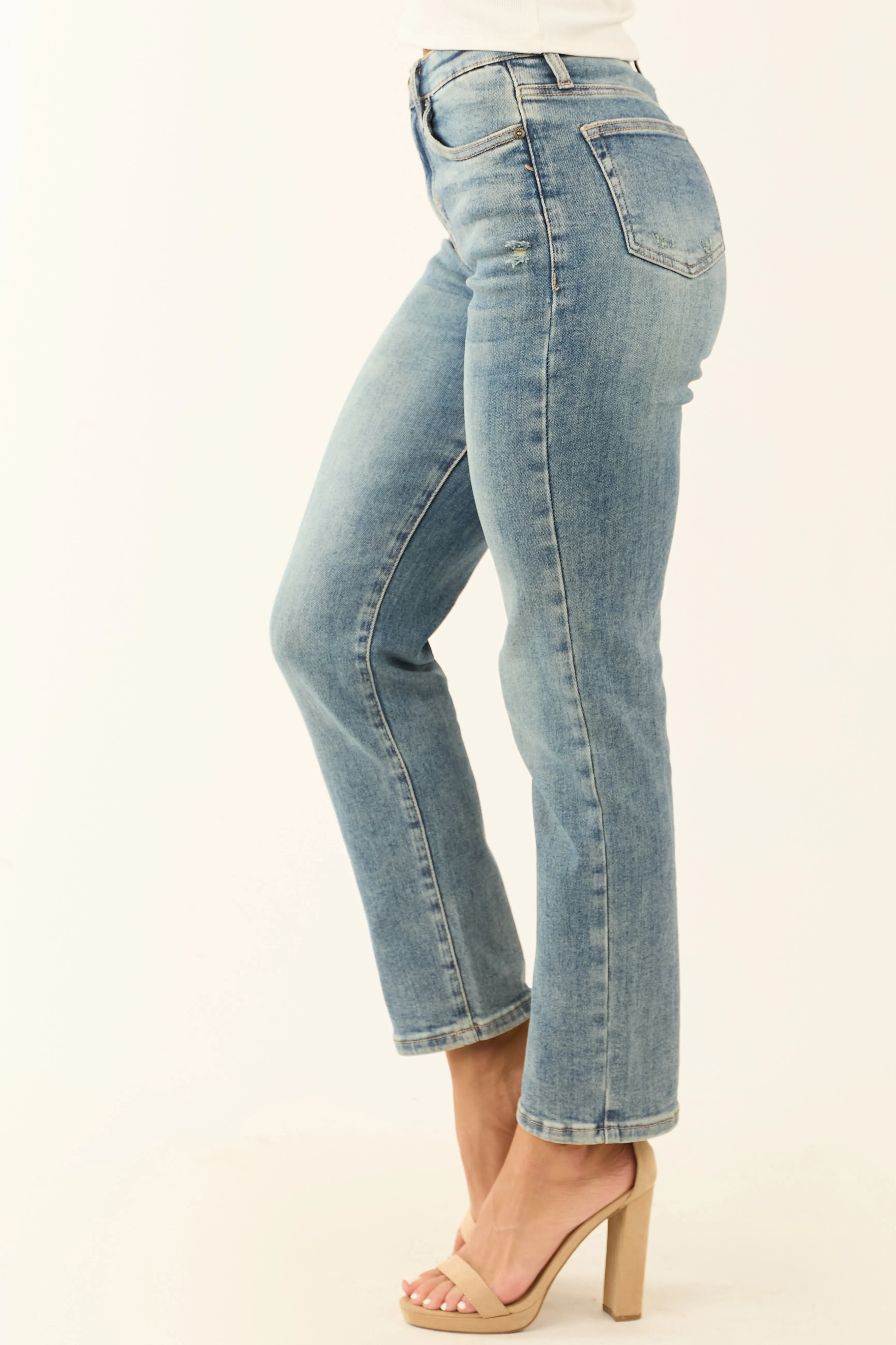 Special A Tummy Control Stretchy Slim Straight Jeans look ready
