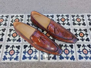 Black,Burgundy,Cognac,Loafer,Olive