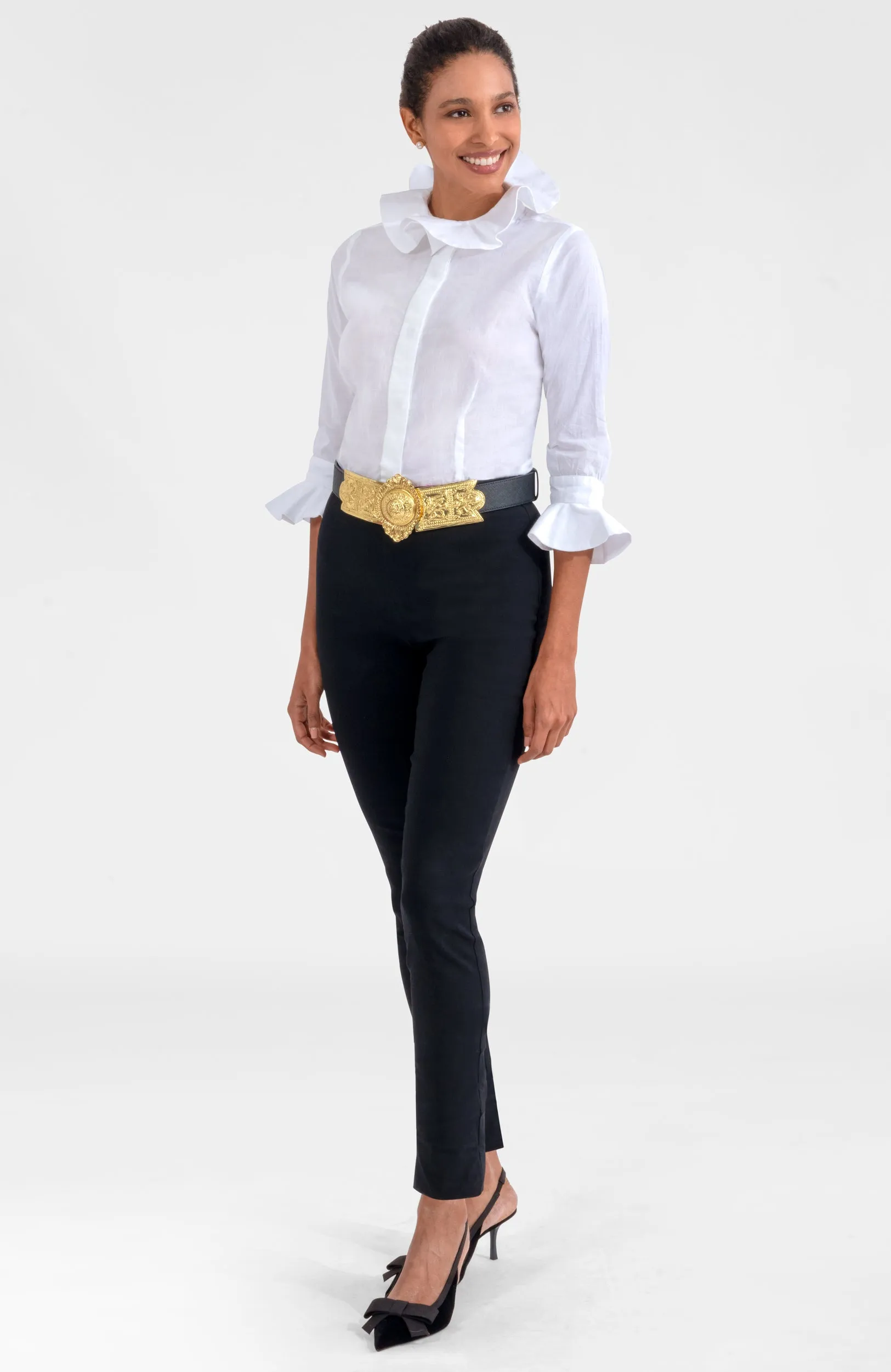The Harlequin Blouse - Solid cool unisex