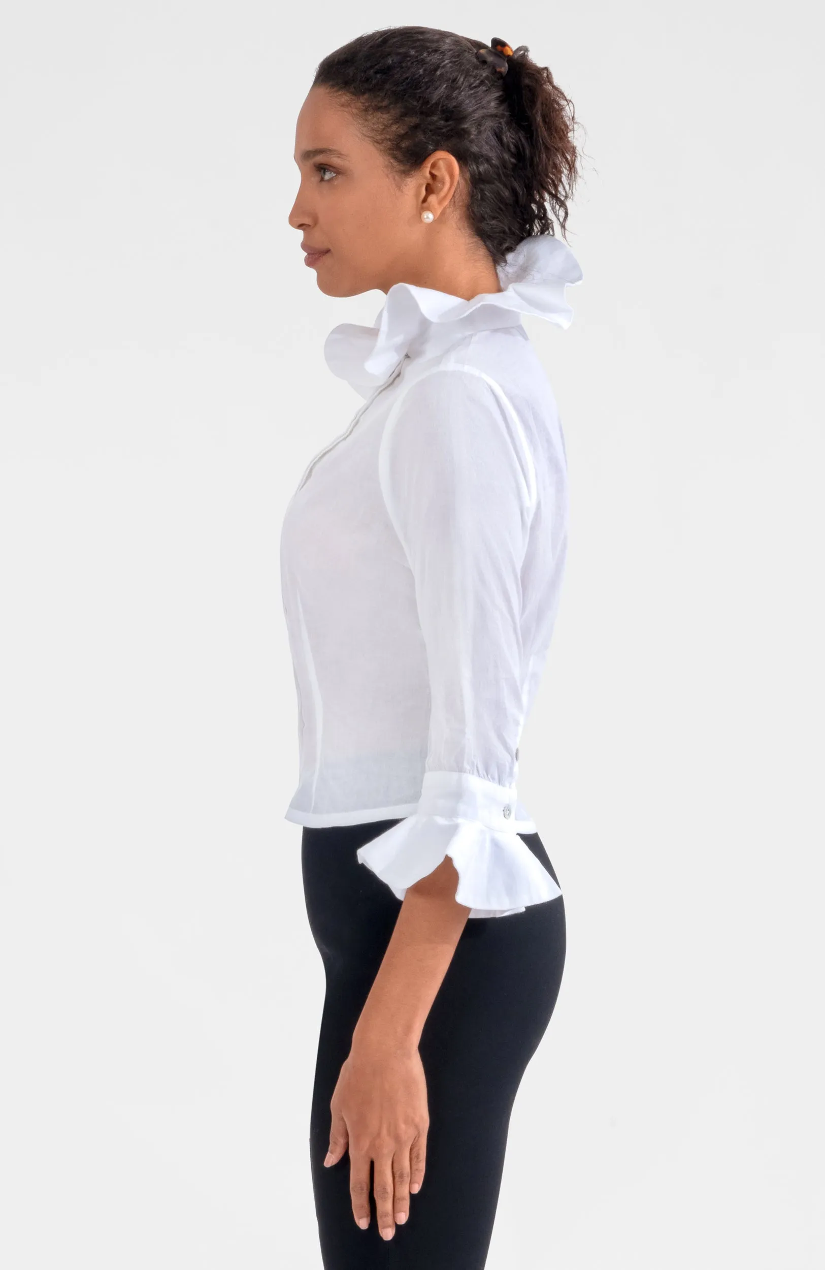 The Harlequin Blouse - Solid cool unisex