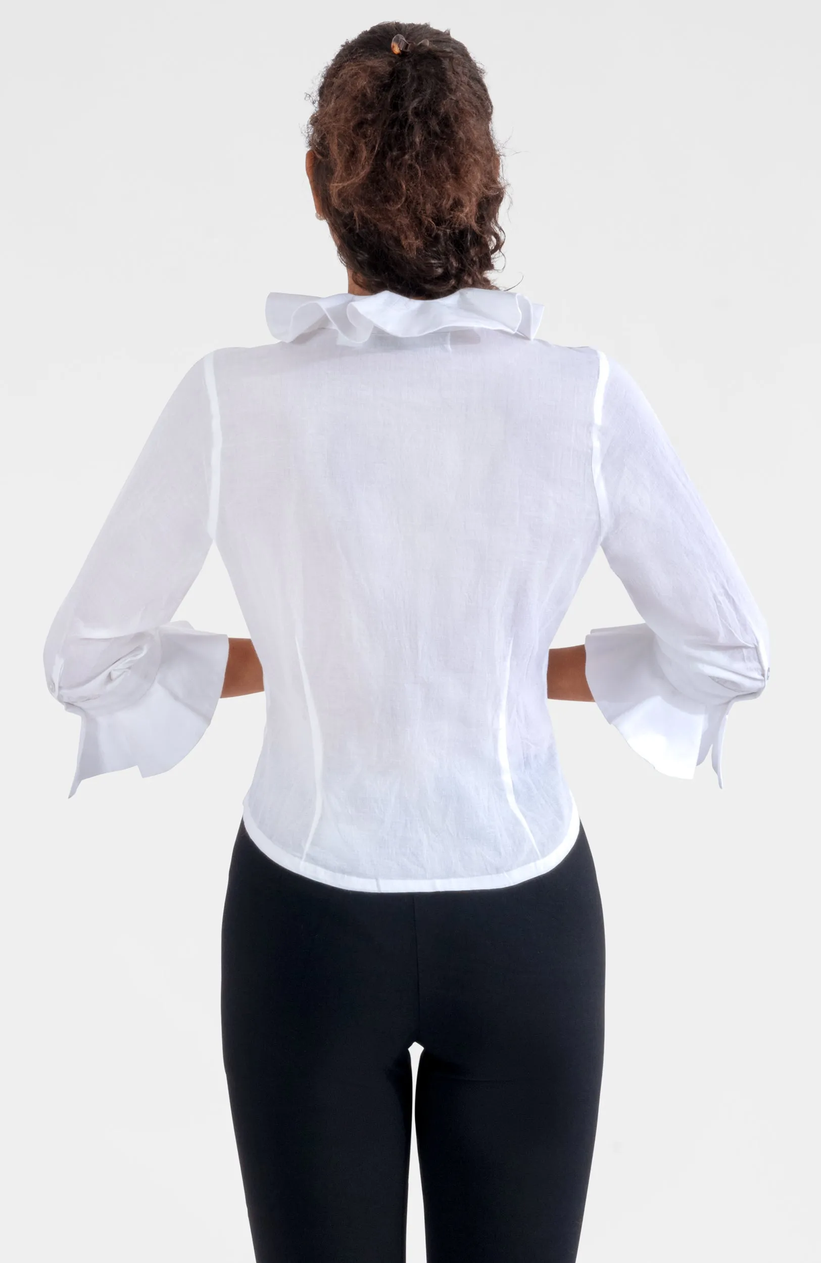 The Harlequin Blouse - Solid cool unisex