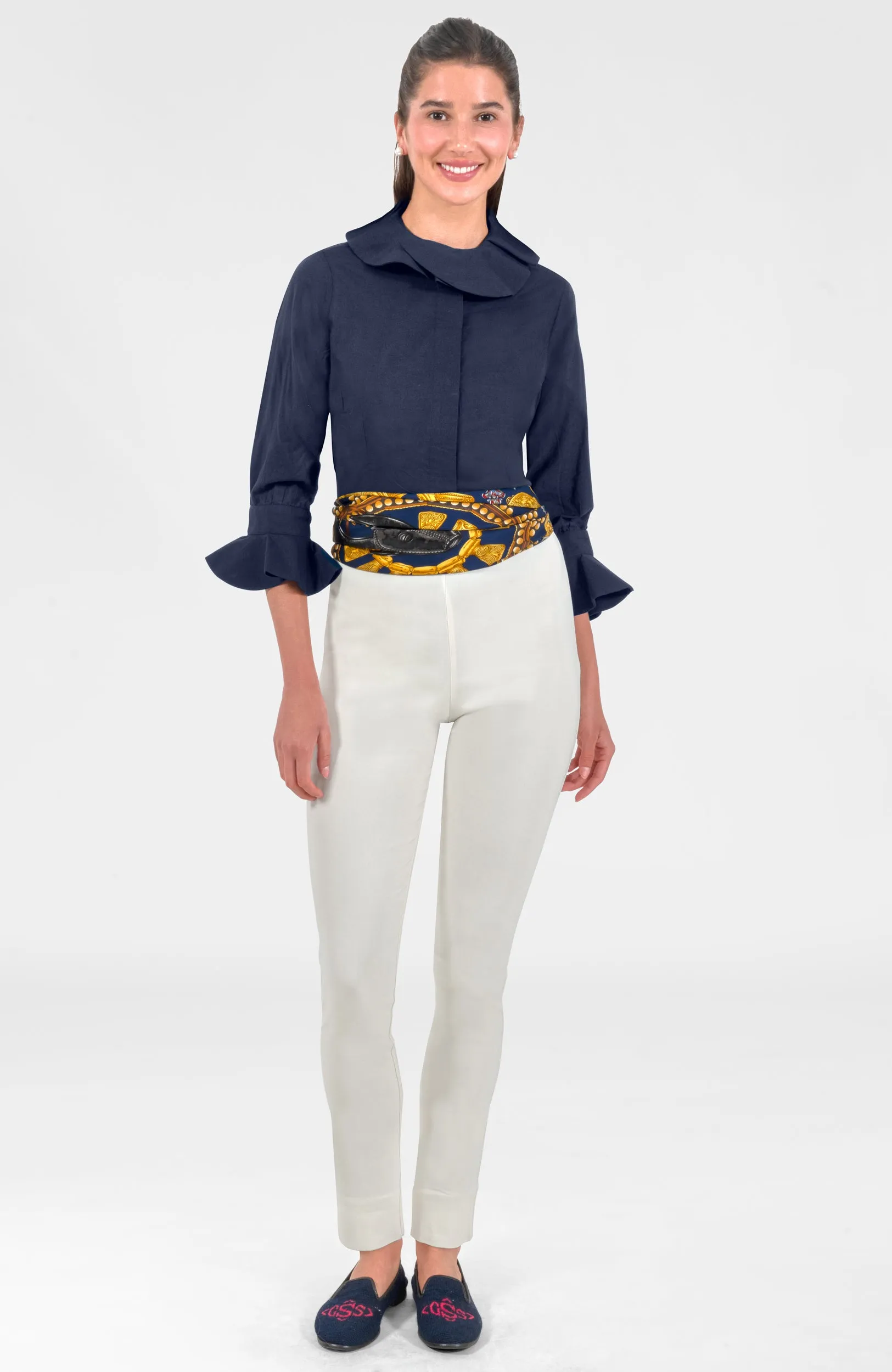 The Harlequin Blouse - Solid cool unisex
