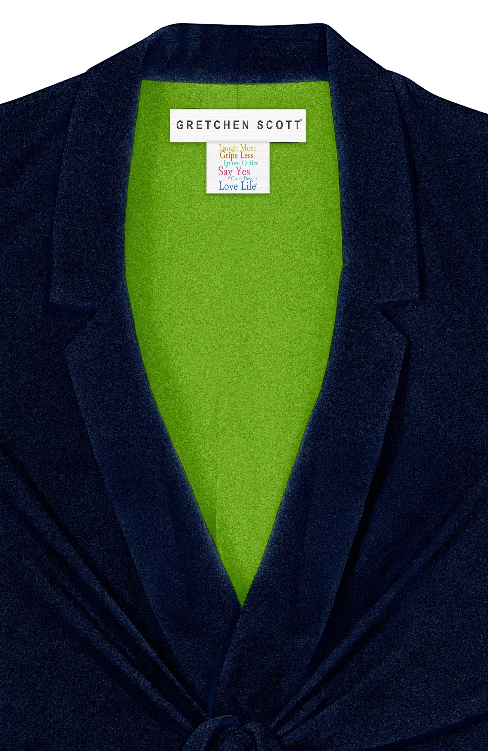 Tie Front Jacket - Silky Heaven summer cool