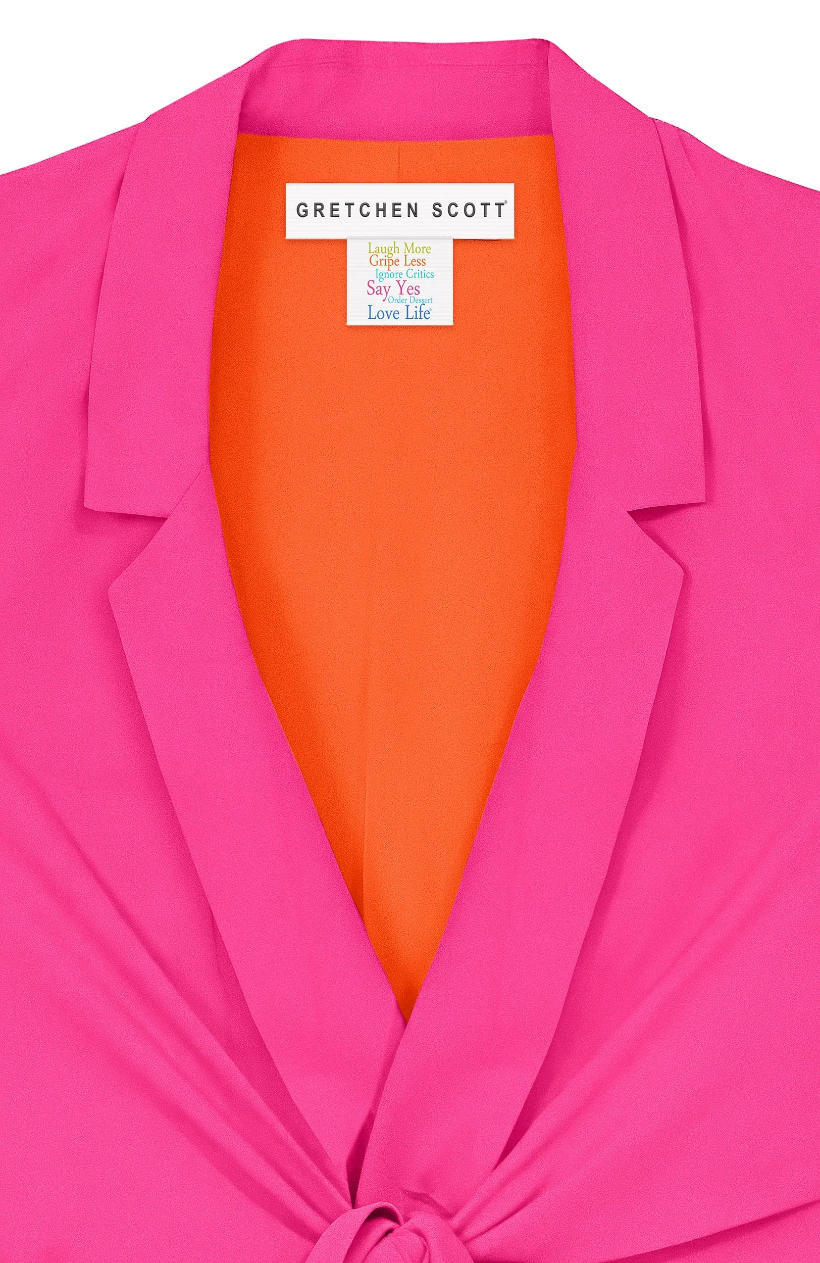 Tie Front Jacket - Silky Heaven summer cool
