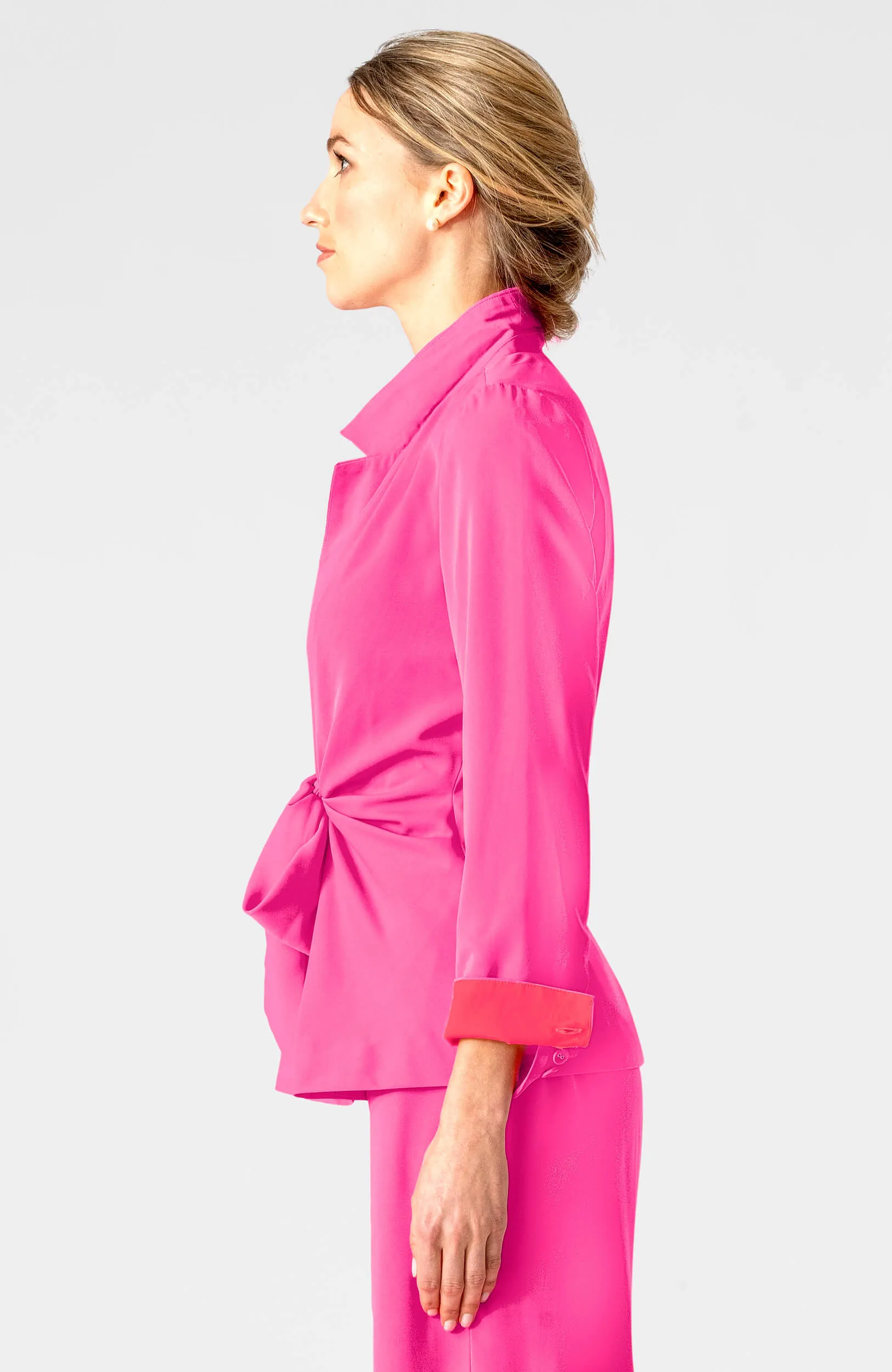 Tie Front Jacket - Silky Heaven summer cool