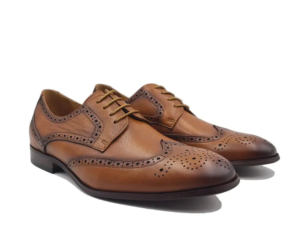 Tumbled Leather Blucher style Oxford with Flex Sole crafted soul