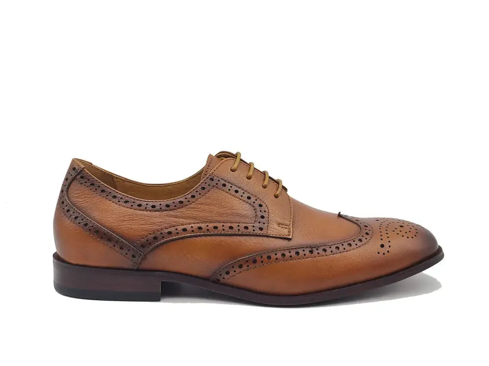 Tumbled Leather Blucher style Oxford with Flex Sole crafted soul