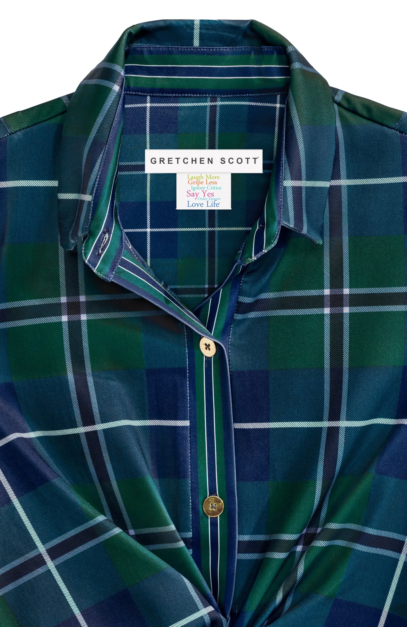 Twist & Shout Top - Melville Tartan ski insulated