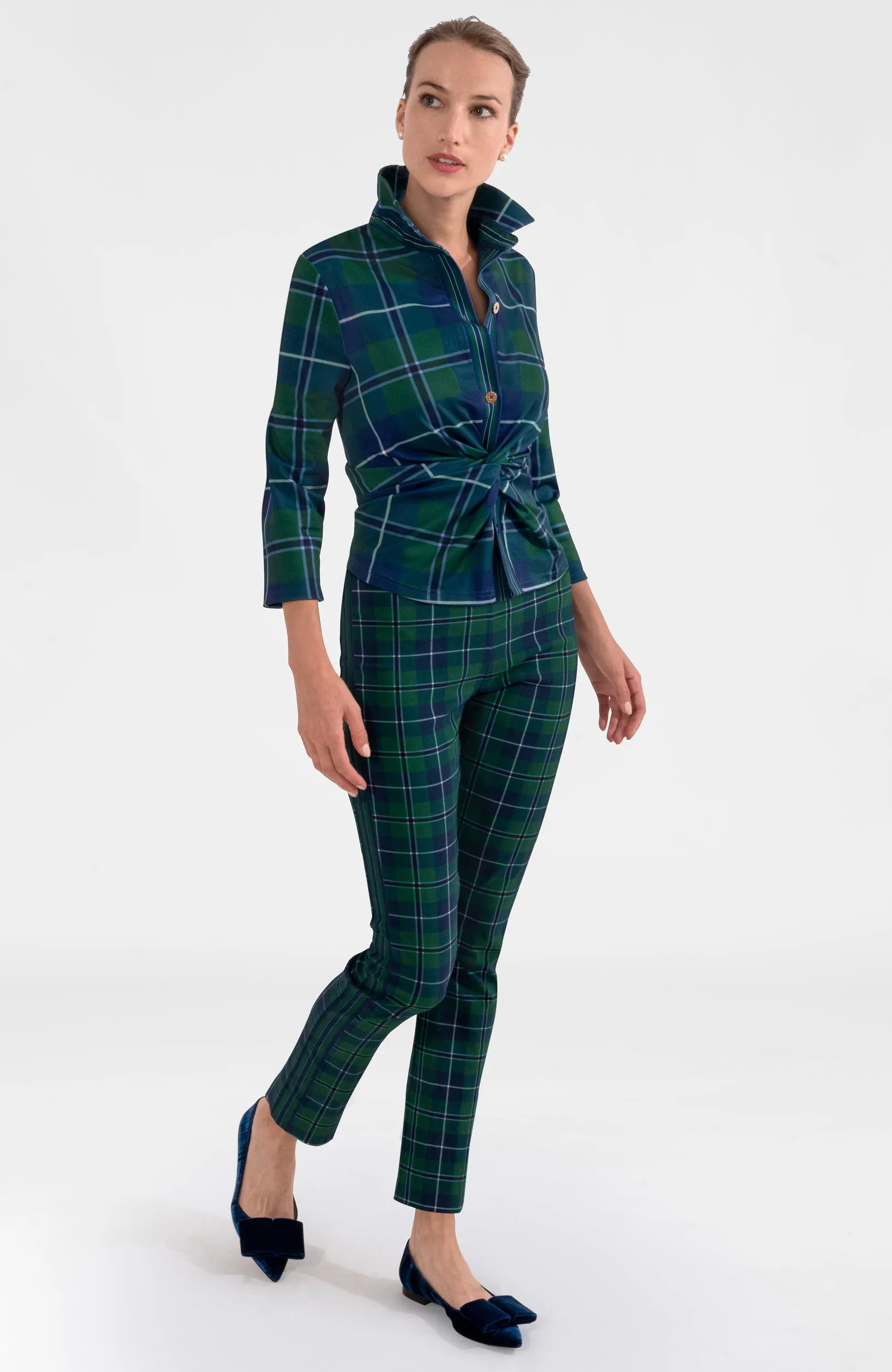 Twist & Shout Top - Melville Tartan ski insulated