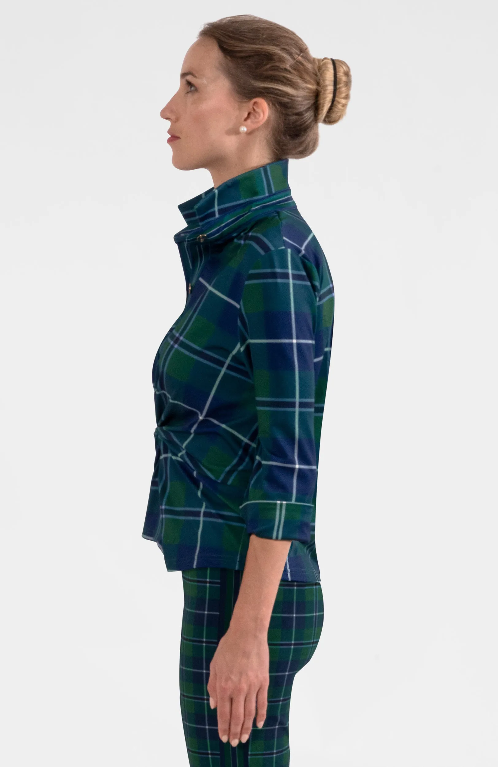 Twist & Shout Top - Melville Tartan ski insulated