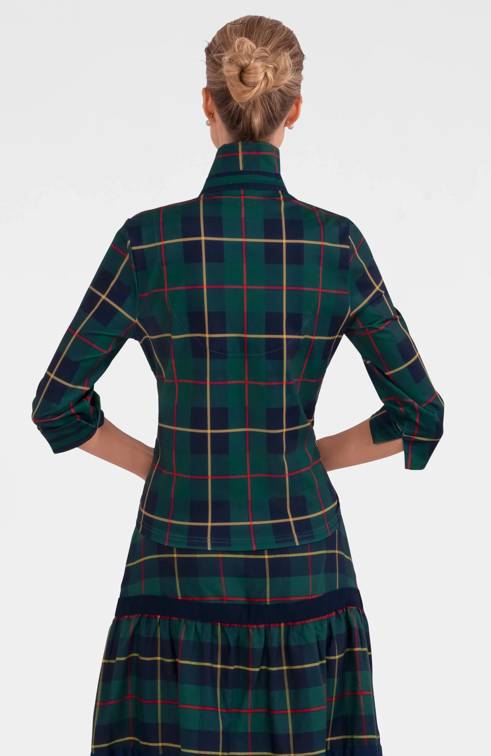 Twist & Shout Top - Plaidly Cooper evening gown