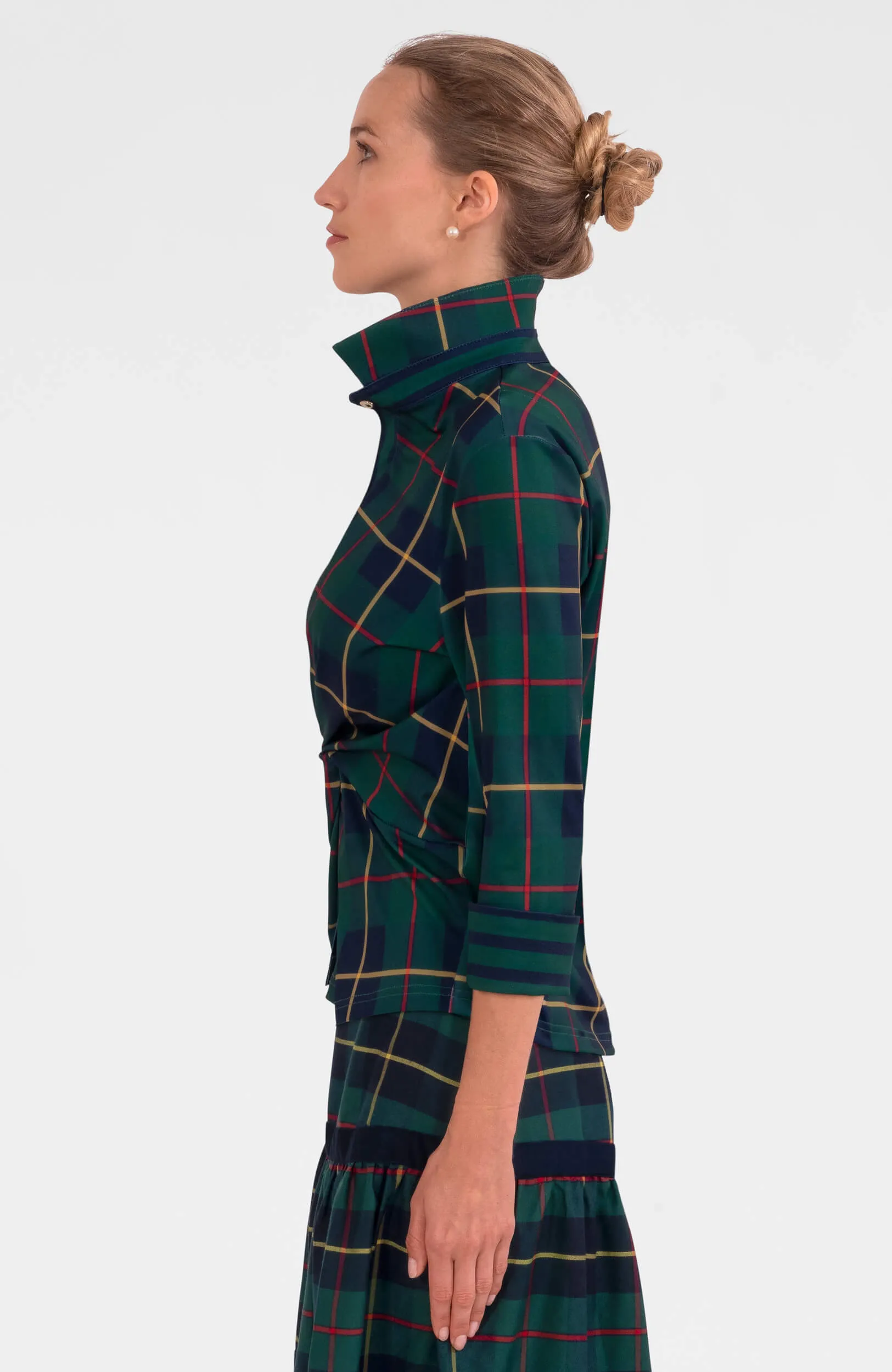 Twist & Shout Top - Plaidly Cooper evening gown