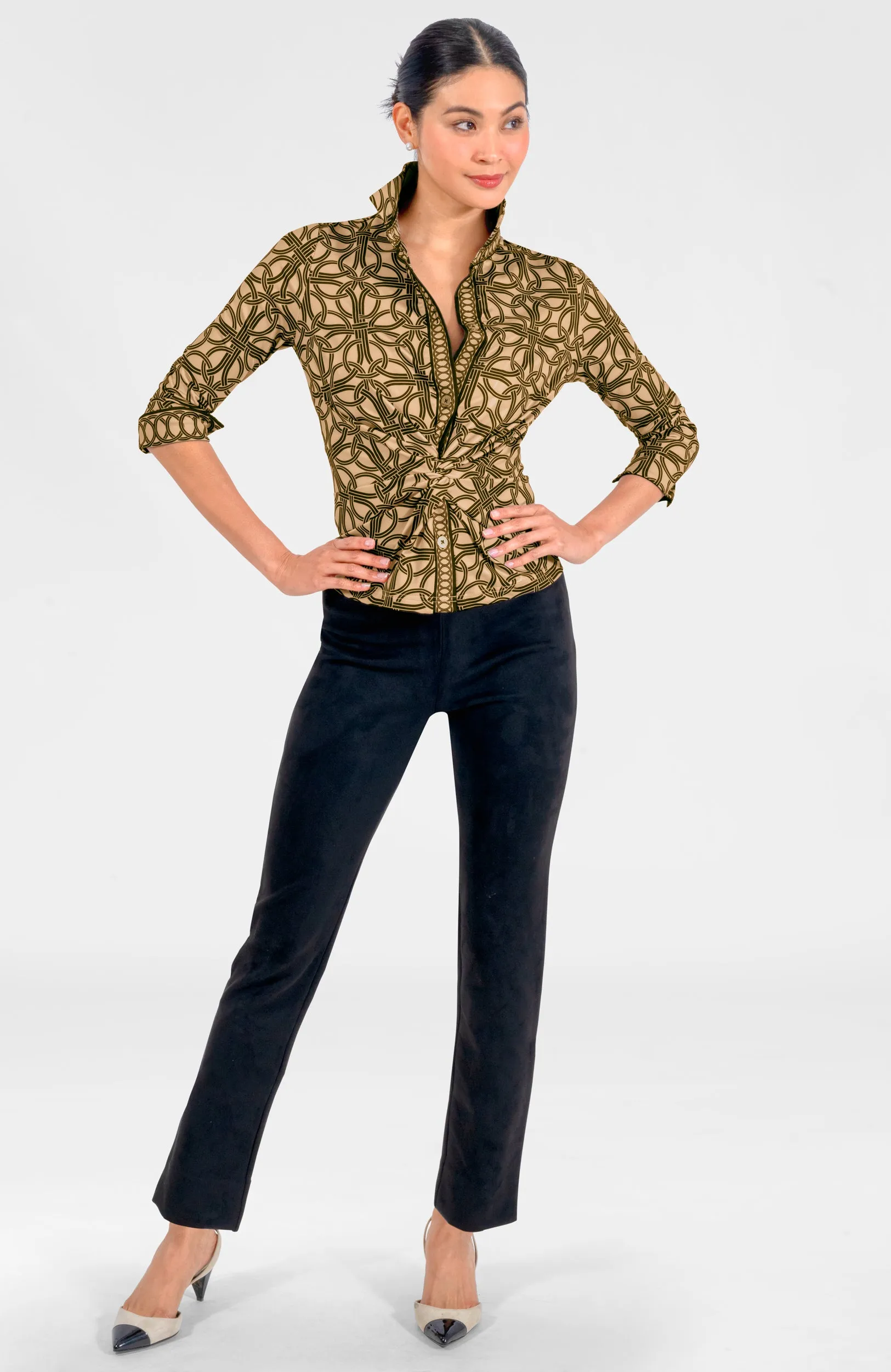 Twist & Shout Top - Ring Toss running breathable