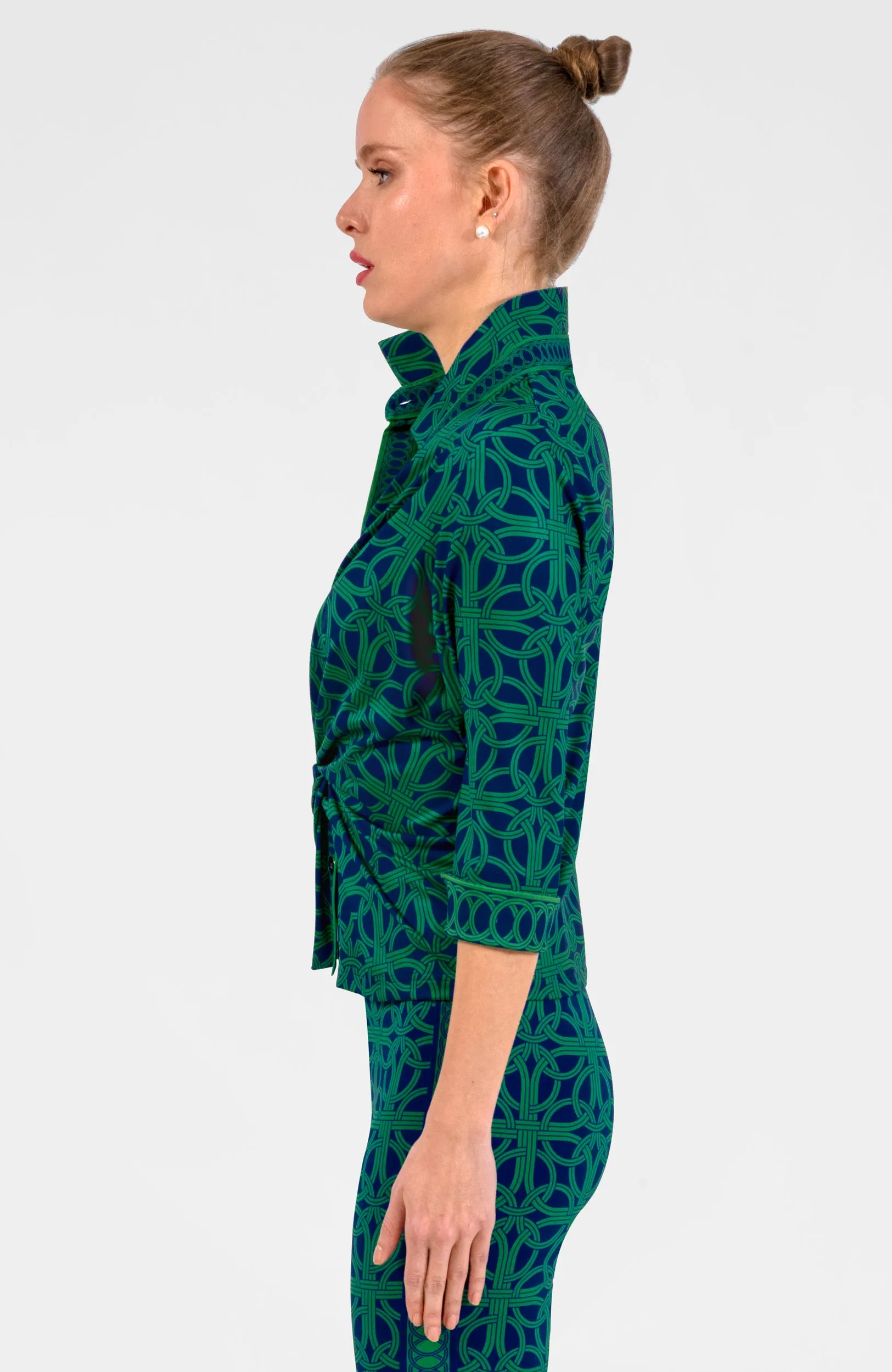 Twist & Shout Top - Ring Toss running breathable