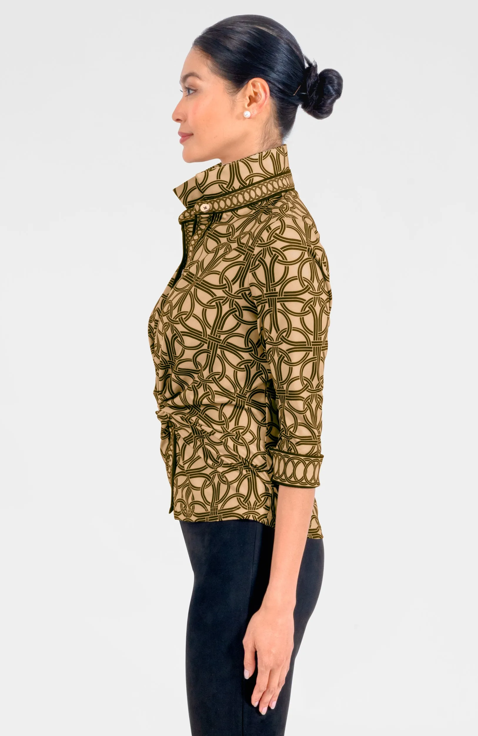 Twist & Shout Top - Ring Toss running breathable