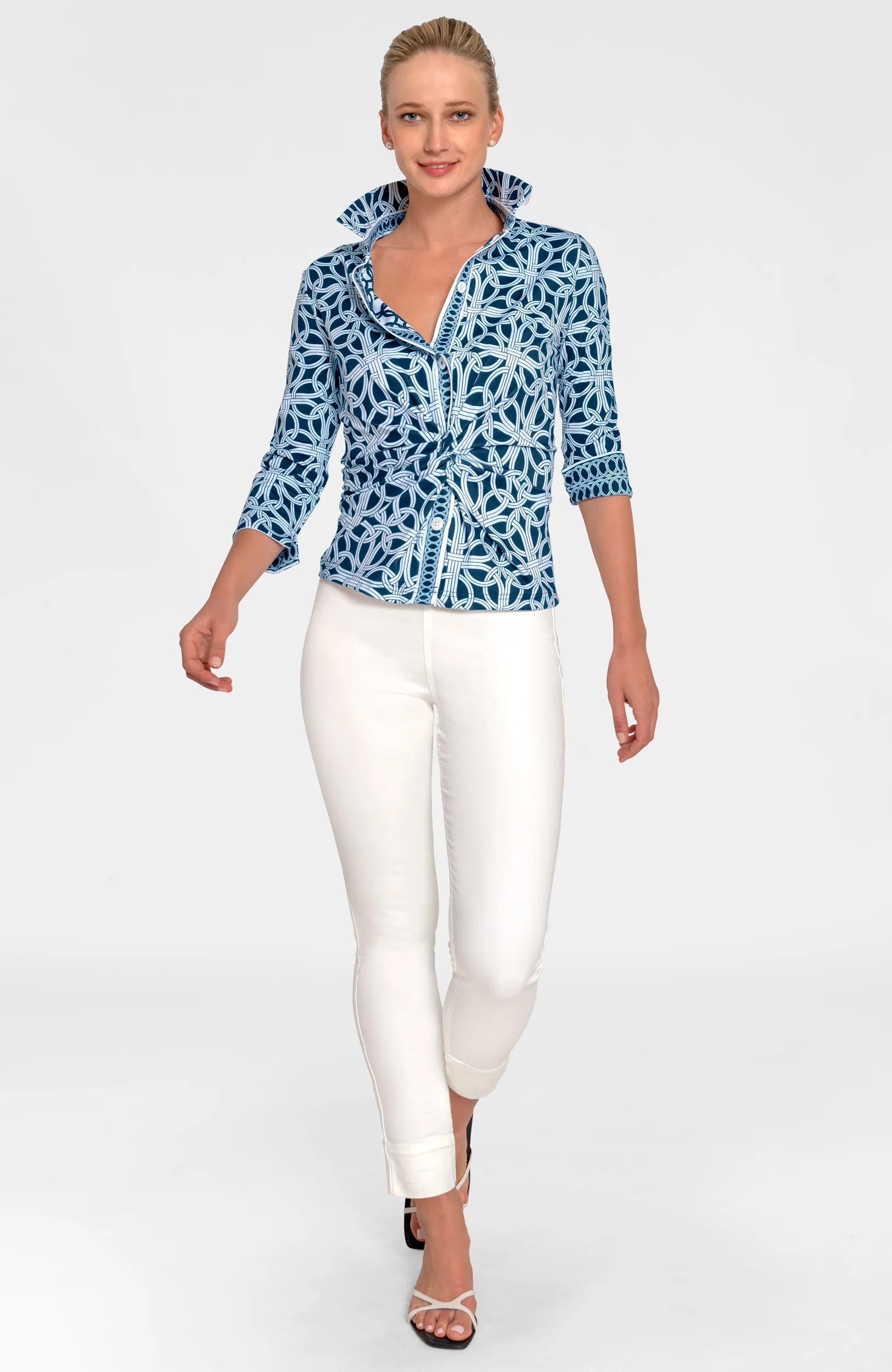 Twist & Shout Top - Ring Toss travel lightweight
