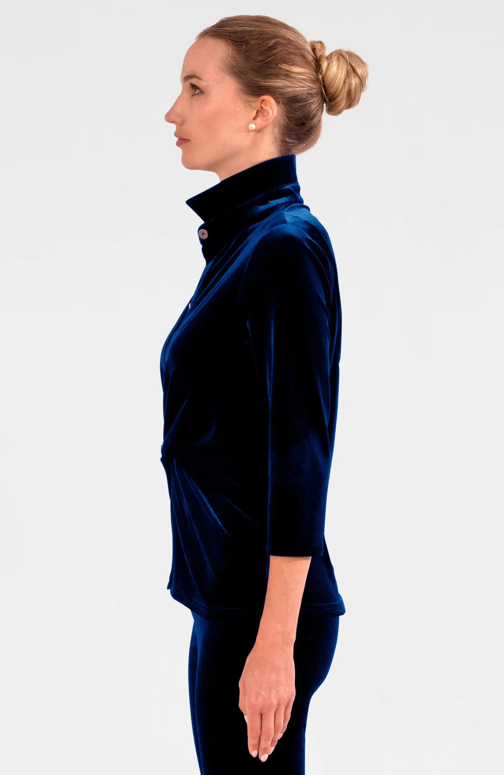 Twist & Shout Top - Silky Velvet commute essential