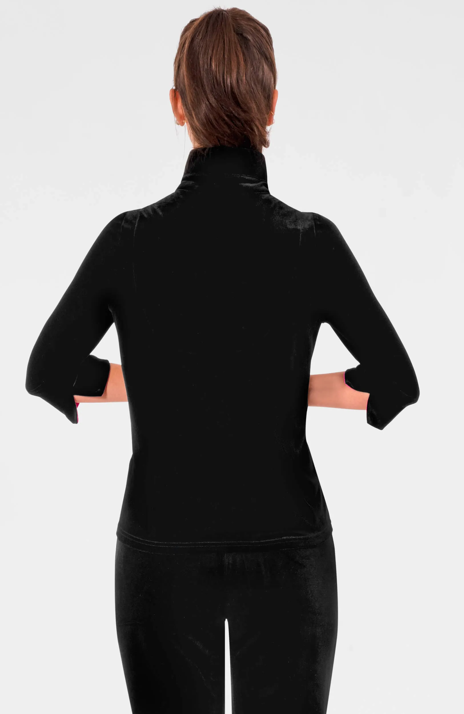 Twist & Shout Top - Silky Velvet commute essential